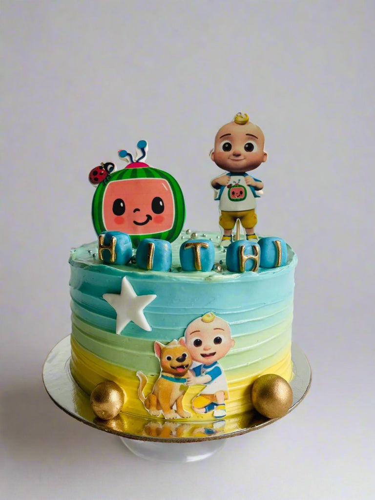 Cocomelon theme cake