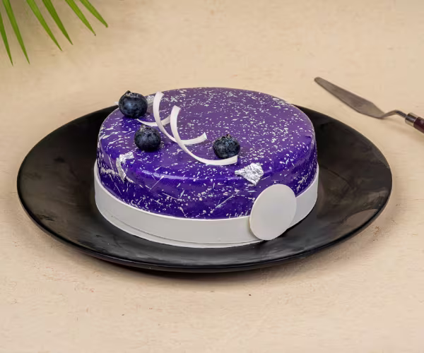 Blueberry cream cheese cheesecake
