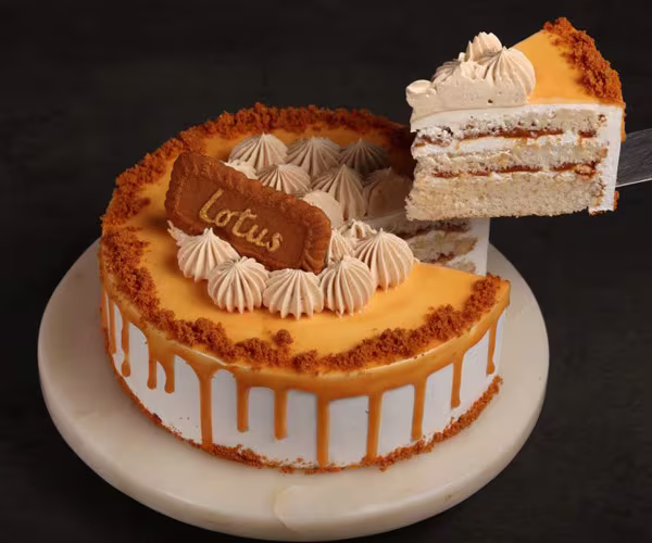 Lotus Biscoff cake 