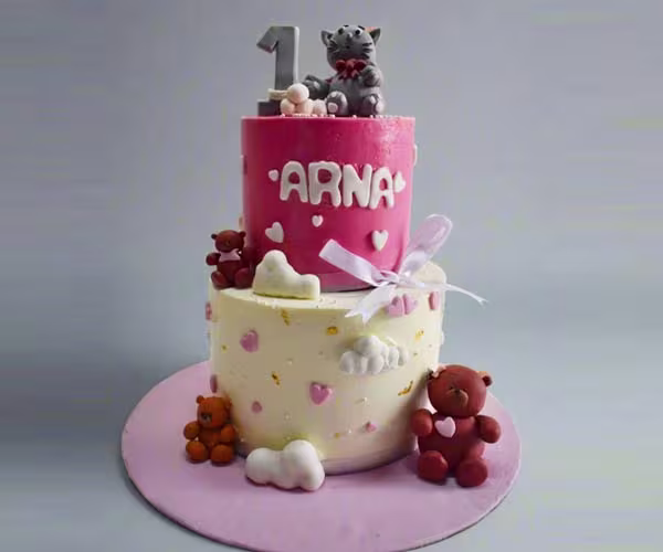 Teddy Bear Cloud Cake
