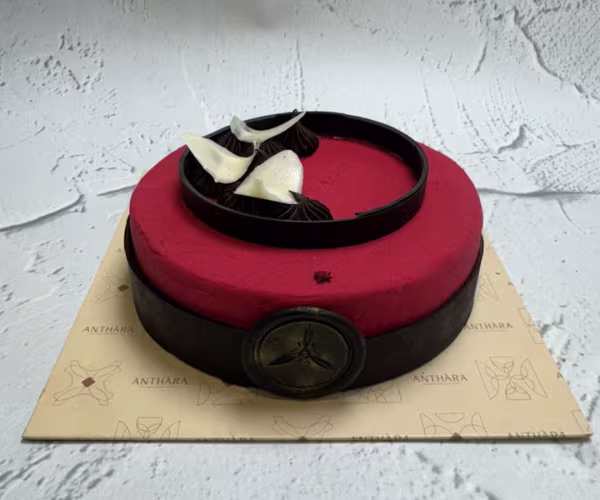 Velour Raspberry Elegance